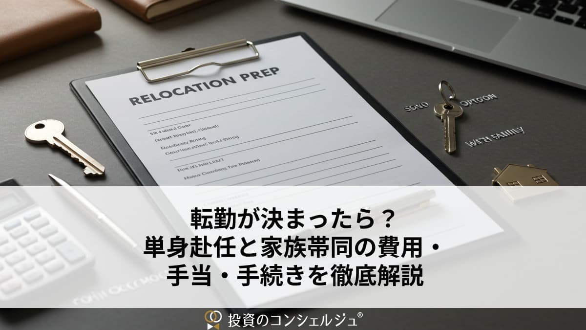 転勤がきまったら?単身赴任と家族帯同の費用・手当・手続きを徹底解説