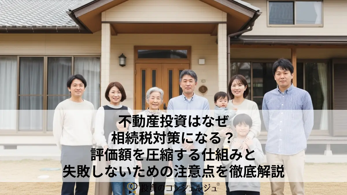 不動産投資はなぜ相続税対策になる?評価額を圧縮する仕組みと失敗しないための注意点を徹底解説