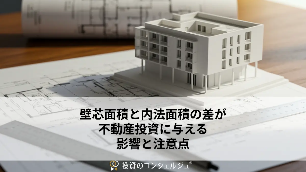 壁芯面積と内法面積の差が不動産投資に与える影響と注意点