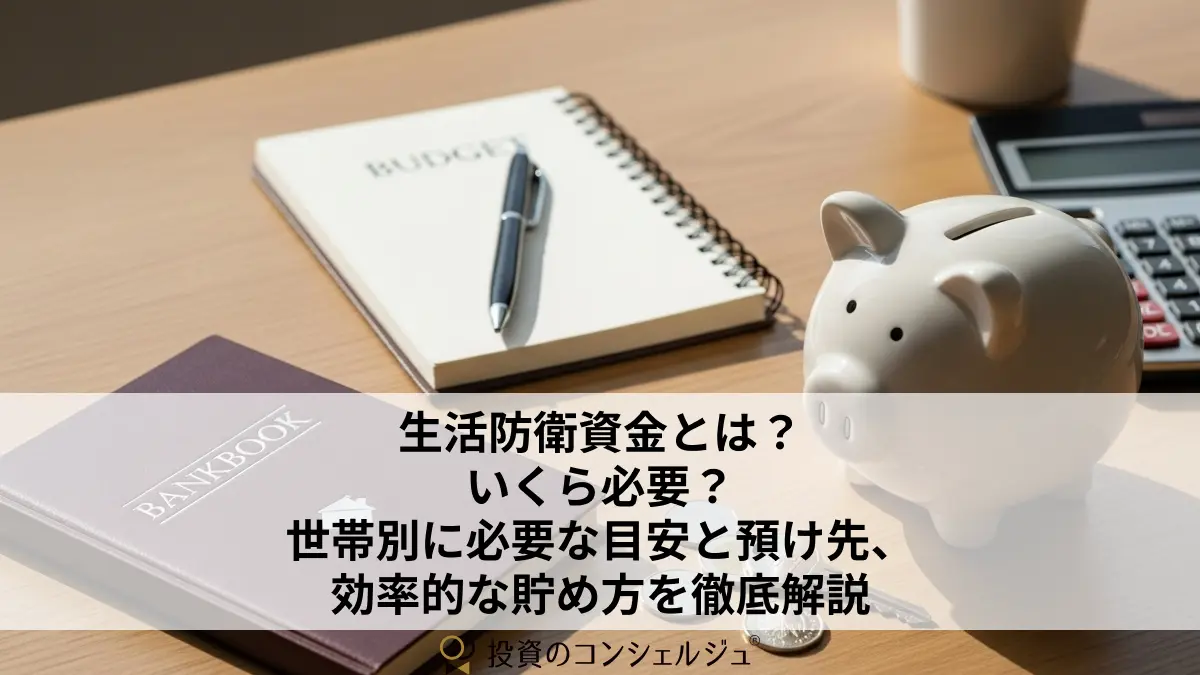 生活防衛資金とは?いくら必要?世帯別に必要な目安と預け先、効率的な貯め方を徹底解説