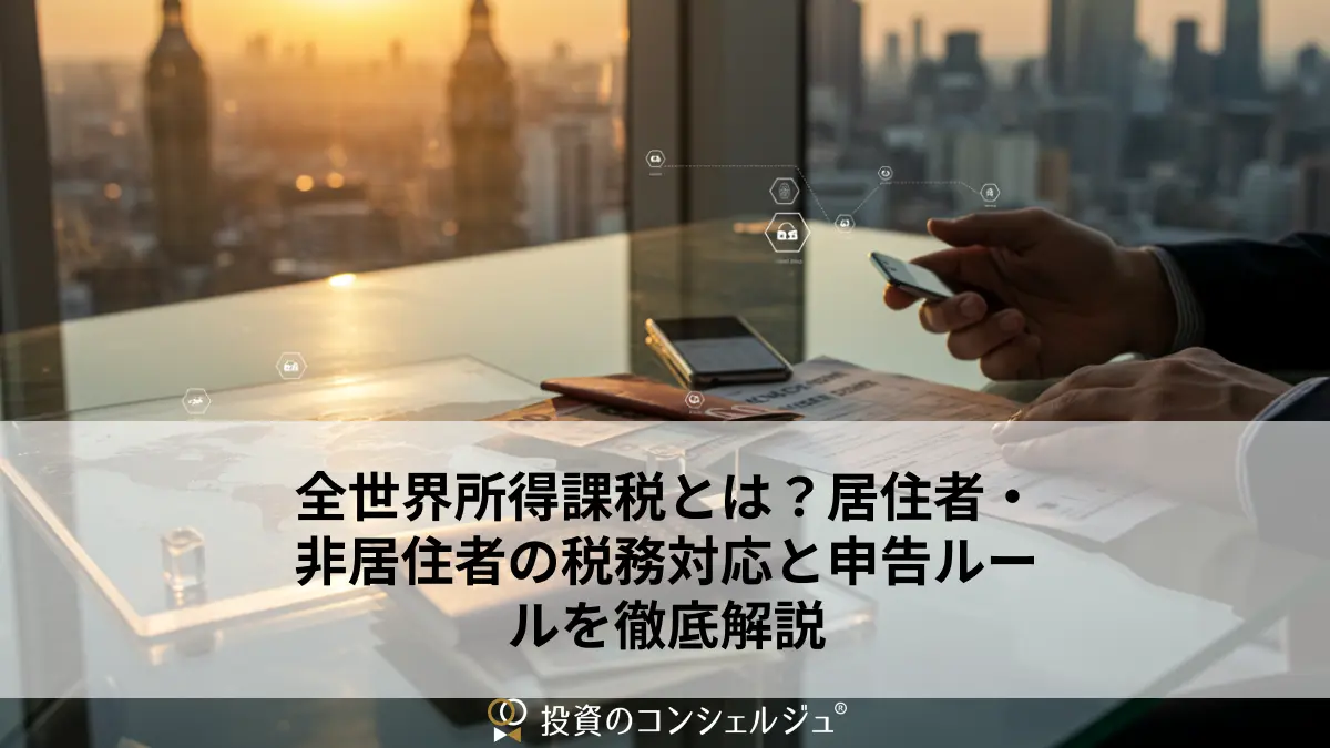 全世界所得課税とは?居住者・非居住者の税務対応と申告ルールを徹底解説